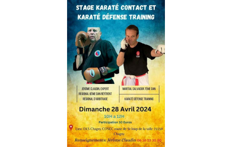 stage avec Martial Salvador et Jérôme le 28avril à Chagny